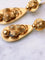 Boucles d'oreilles Boucles d'oreilles anciennes dormeuses "feuille de vigne" en or 58 Facettes