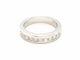 Bague 54 Bague Demie alliance Or blanc Diamant 58 Facettes 578776RV