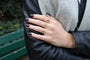 Bague 52 Bague Demi alliance Or jaune Diamant 58 Facettes 1718449CN