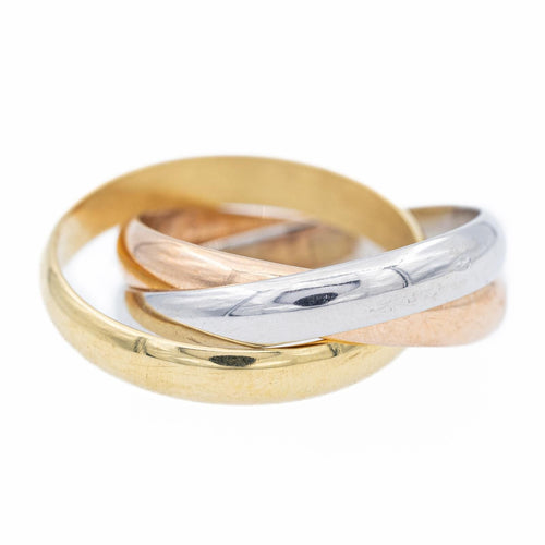 Bague 55 Cartier Bague Trinity Or jaune 58 Facettes 2130776CN
