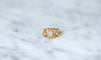 Bague Bague retro or rose et diamant 58 Facettes