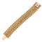 Bracelet Bracelet vintage en or rose, platine et diamants. 58 Facettes 31649