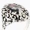 Bague 53 Bague ancienne argent émail 58 Facettes 22-072