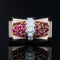 Bague 58 Bague tank diamants et rubis 58 Facettes 22-627