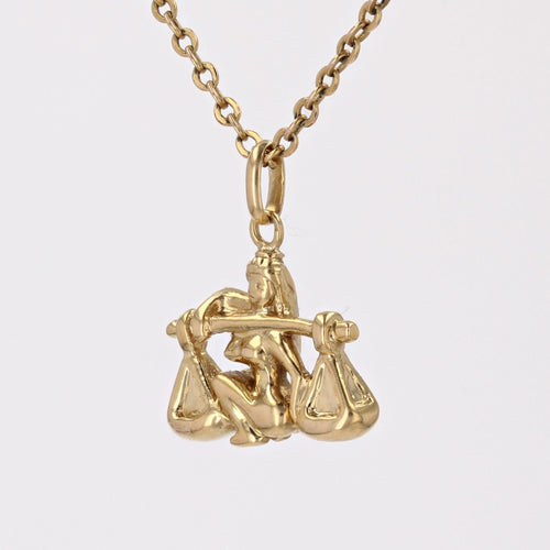 Pendentif Pendentif balance or jaune 58 Facettes CVP92