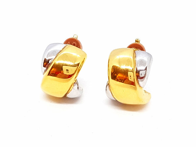 Boucles d'oreilles Boucles d'oreilles Clips Or jaune 58 Facettes 06383CD