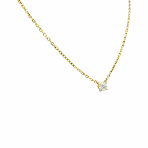 Collier Collier solitaire Cartier, 1895, or jaune. 58 Facettes 32451