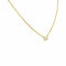 Collier Collier solitaire Cartier, 1895, or jaune. 58 Facettes 32451