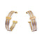 Boucles d'oreilles Boucles d'oreilles Cartier or jaune et acier. 58 Facettes 32904