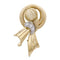 Collier Demi-parure vintage transformable, or rose, platine et diamants. 58 Facettes 33514/33515