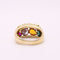Bague Bague Moderne or jaune, pierres fines 58 Facettes