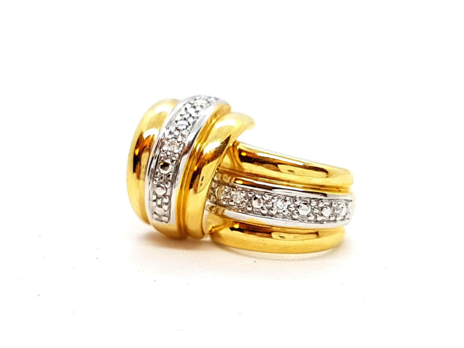 Boucles d'oreilles Boucles d'oreilles Or jaune Diamant 58 Facettes 06364CD