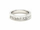Bague 53 Bague Demie alliance Or blanc Diamant 58 Facettes 578777RV