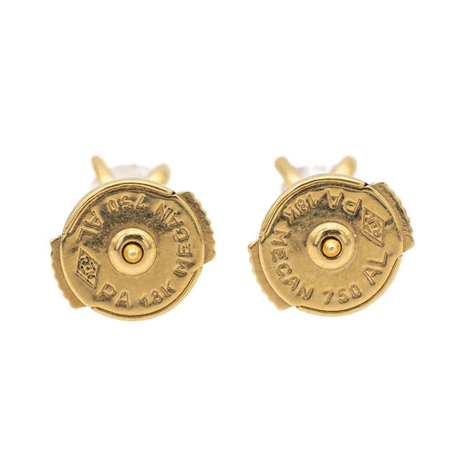 Boucles d'oreilles Boucles d'oreilles Puces Or jaune Diamant 58 Facettes 578473CD