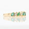 Bague 54 Bague jarretière émeraudes diamants 58 Facettes 21-156A