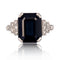 Bague 53 Bague art déco saphir diamants ancienne 58 Facettes 22-108