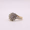 Bague Bague Fleur de Fiamants Or jaune 58 Facettes
