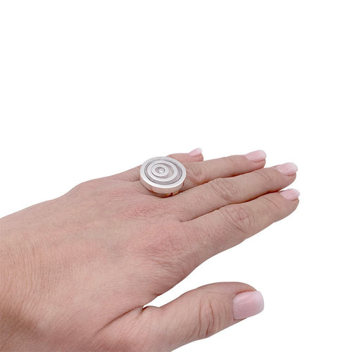 Bague 54 Bague Chopard, "Happy Spirit", or blanc, diamant. 58 Facettes 32181