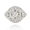 Bague 49 Bague diamants ancienne art déco 58 Facettes 22-217