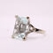 Bague 50 Bague Aigue-Marine Diamants 58 Facettes