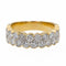 Bague 52 Bague Demi alliance Or jaune Diamant 58 Facettes 2711888CN