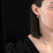 Boucles d'oreilles Boucles d'oreilles anciennes rondes onyx et perles d'or 58 Facettes 22-399A