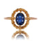 Bague 50 Bague ancienne saphir et sa couronne feuillagée 58 Facettes 23-277