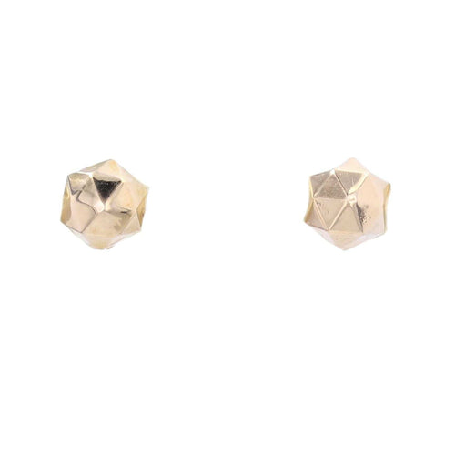 Boucles d'oreilles Clous d'oreille facettes or rose 58 Facettes 19-456L