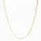 Collier Chaîne or jaune maille marine plate 58 Facettes CVCH10