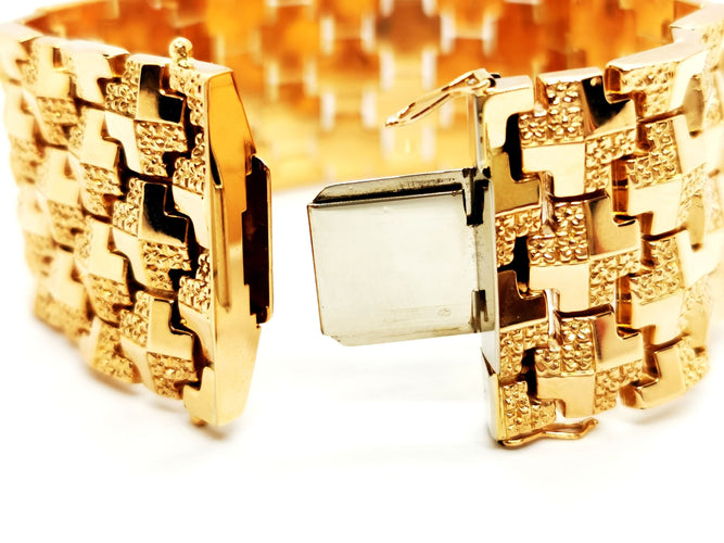 Bracelet Bracelet Manchette Or jaune 58 Facettes 1186416CN