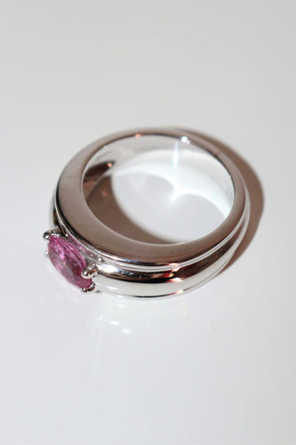 Bague saphir rose Bague Boucheron Axelle Saphir Rose 58 Facettes 390