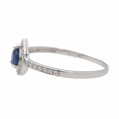 Bague 54 Bague Or blanc Saphir 58 Facettes 2687238CN