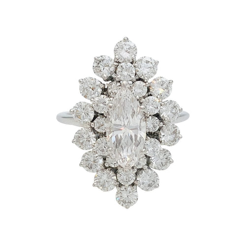 Bague 60 Bague en platine diamant 1,29 carat. 58 Facettes 31308