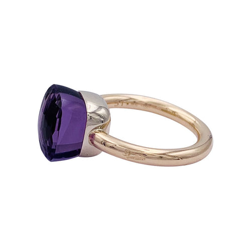 Bague 51 Bague Pomellato, collection "Nudo Classic", or rose et améthyste. 58 Facettes 33208