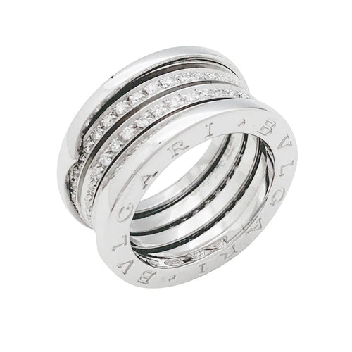 Bague 54 Bague Bulgari, "B.Zero1", or blanc et diamants. 58 Facettes 31073