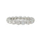 Bague 52 Alliance tour complet or blanc, diamants. 58 Facettes 31323