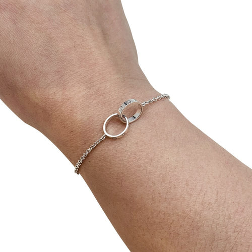 Bracelet Bracelet souple Cartier, "Love", or blanc. 58 Facettes 32748