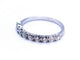 Bague 53 Bague Alliance Or blanc Diamant 58 Facettes 578779RV