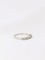 Bague 50.5 Demi-Alliance or blanc diamants 0,3 ct 58 Facettes J75