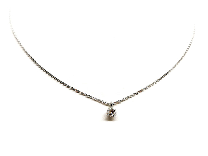Collier Collier Chaîne + pendentif Or blanc Diamant 58 Facettes 1423255CD