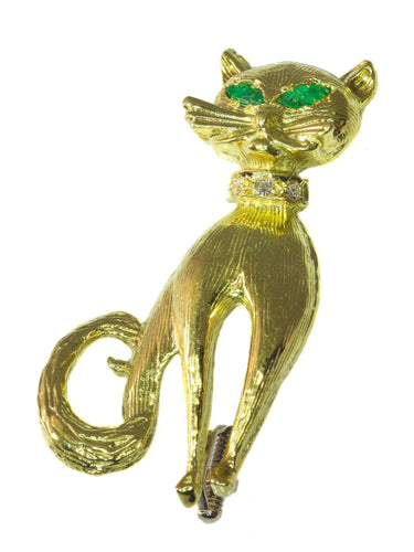 Broche Broche diamant & émeraude 58 Facettes 21361-0222