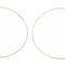 Boucles d'oreilles Ginette NY Boucles d'oreilles Créoles Jumbo Circle Hoops Or rose 58 Facettes 2322881CN