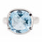 Bague 51 Poiray Bague Cocktail Filles Antik Or blanc Topaze 58 Facettes 2623850CN