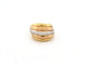 Bague 54 bague en or trinity jaune blanc rose sertie diamants 58 Facettes 255314