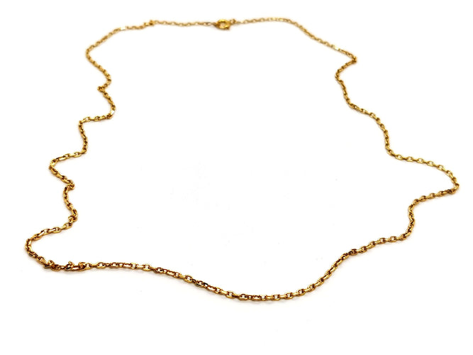 Collier Collier Maille forçat Or jaune 58 Facettes 1468401CN