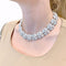Collier Collier Cartier "Clover" or blanc et diamants. 58 Facettes 31542
