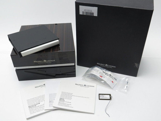 Montre montre MAURICE LACROIX pontos pt6127 automatique 40 mm acier + boite 58 Facettes 253417