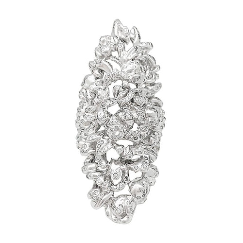 Bague 56 Bague Repossi "Nérée" en or blanc et diamants. 58 Facettes 30811