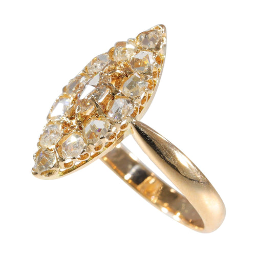 Bague 59 Bague marquise diamants 58 Facettes 23271-0585