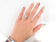 Bague 52 vintage bague VAN CLEEF & ARPELS alhambra or diamants 58 Facettes 258547